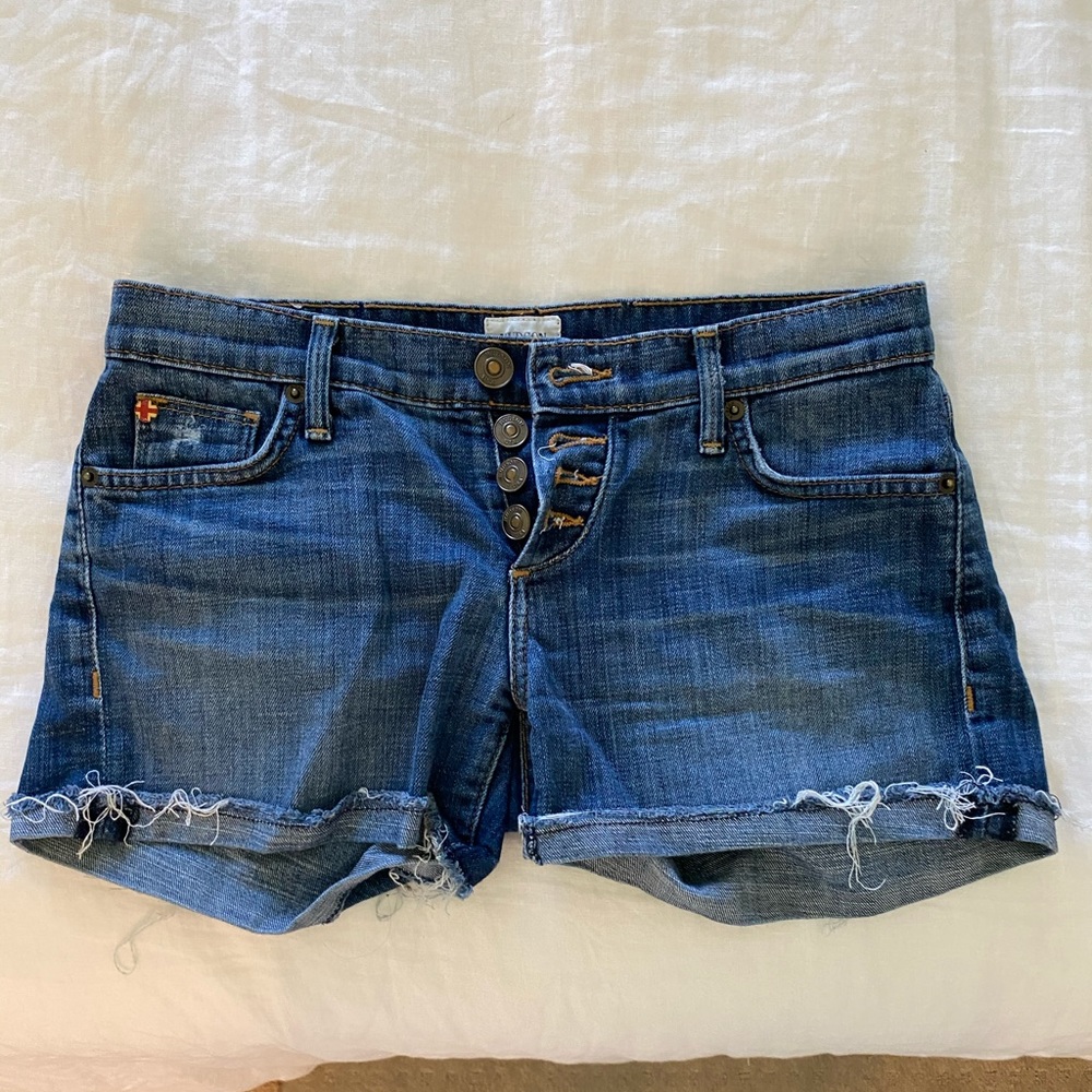 Denim shorts